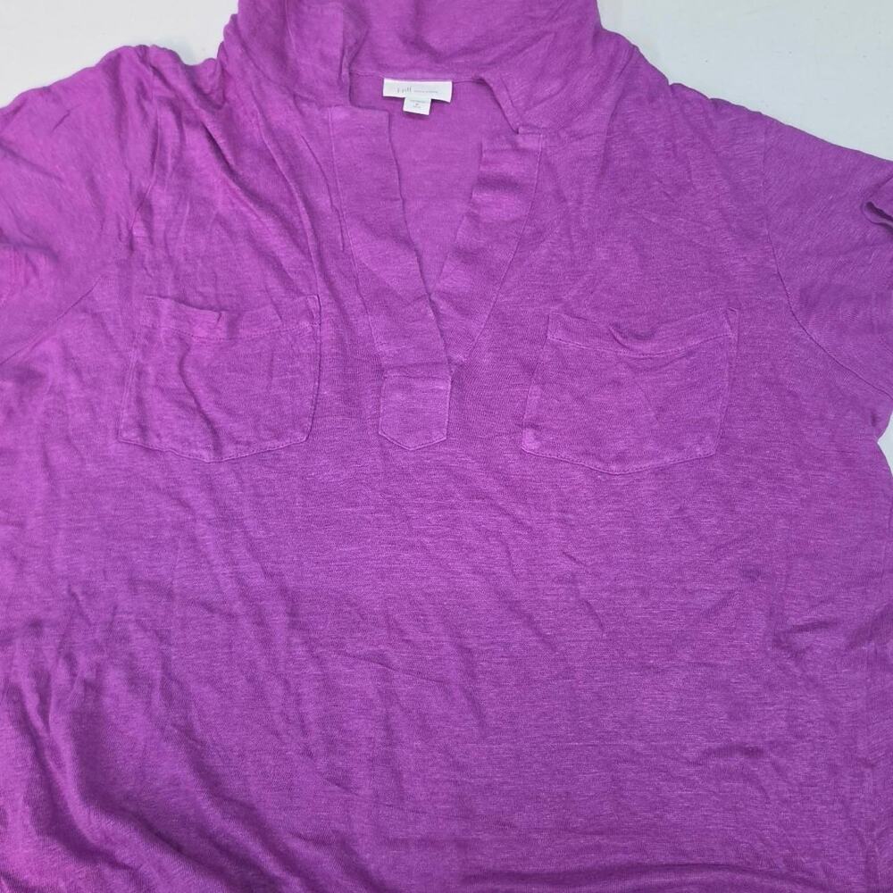 Purple tunic top womens m